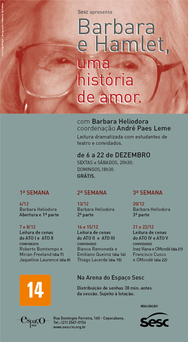 Bárbara e Hamlet, uma história de amor | com Bárbara Heliodora