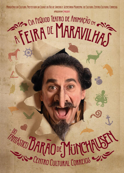 A Feira de Maravilhas do Fantástico Barão de Münchhausen | Cia PeQuod Teatro de Animação